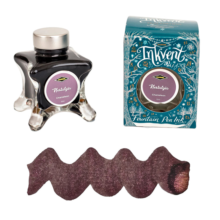 Diamine Inkvent Teal Edition Chameleon Bottled Ink in Nostalgia - 50 ml
