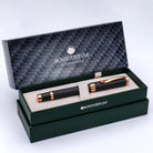Monteverde Innova Rollerball Pen in Matte Carbon with Rosegold Trim