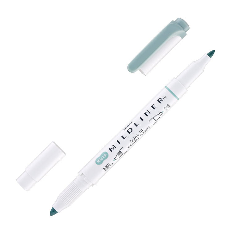 Zebra Mildliner Dual-Tip Highlighter in Mint