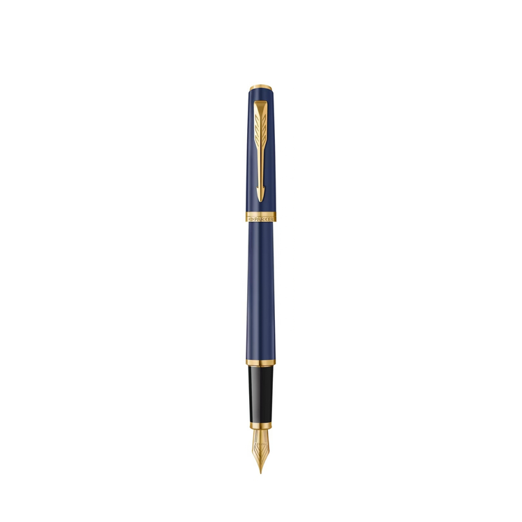 Parker Meridian Fountain Pen in Blue with Gold Trim