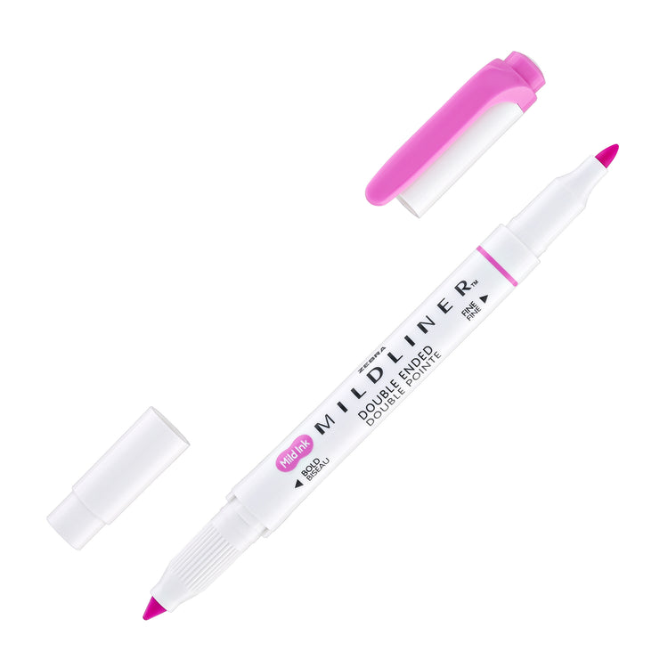 Zebra Mildliner Dual-Tip Highlighter in Fuchsia