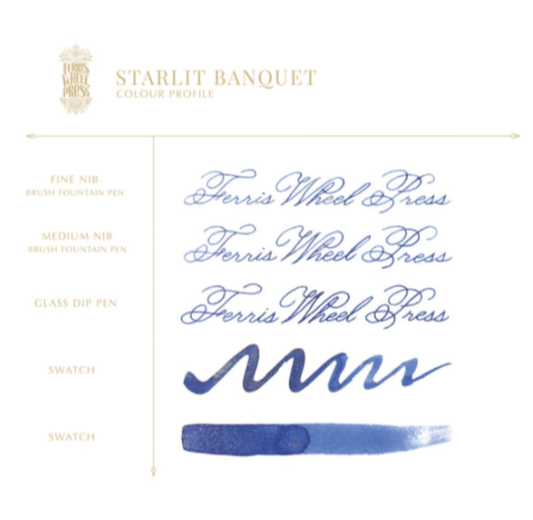 Ferris Wheel Press Ferritales The Book of Knight Series Bottled Ink in Starlit Banquet