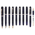 OMAS Studio Fountain Pen in Ametista Profondo with Rose Gold Trim