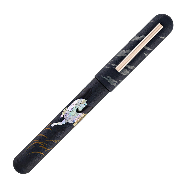 IKKAKU by Nahvalur Fountain Pen in Year of the Horse - 14k Gold