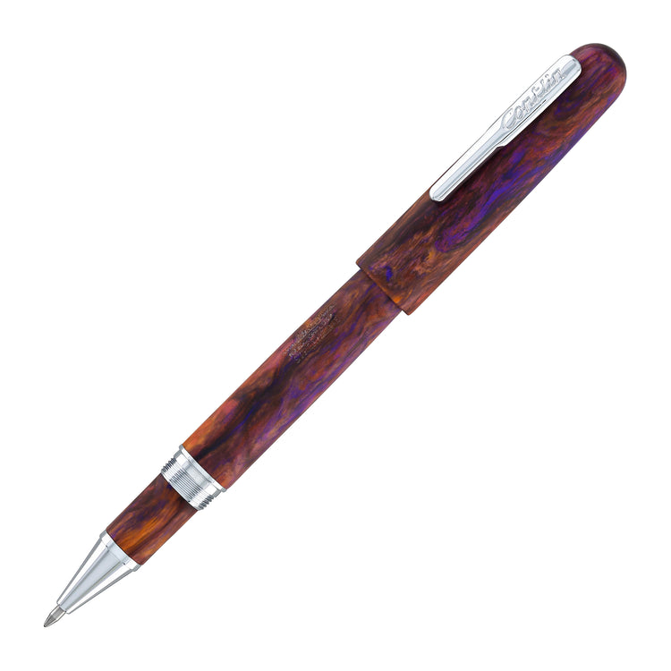 Conklin Streamline Rollerball Pen in Matte Sunset Medley with Chrome Trim - Limited Edition