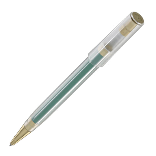 ystudio Glamour Evolve Elemental Rollerball Pen in Clear Green