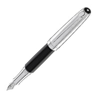 Caran d'Ache Leman Fountain Pen in Damier Gift Set with Leather Case - Special Edition