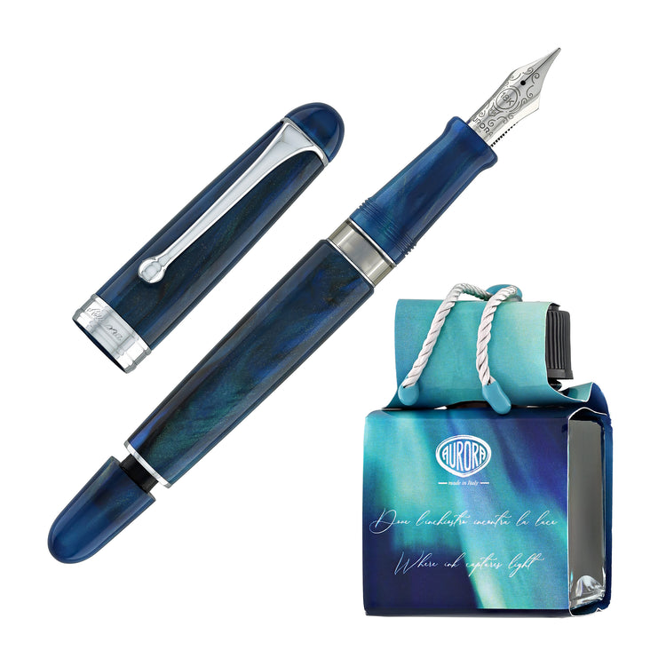 Aurora 888 Fountain Pen in Boreale - 18K Gold - Limited Edition