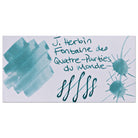 J. Herbin Paris Ink in Fontaine des Quatre-Parties Du Monde (Teal) - 30ml