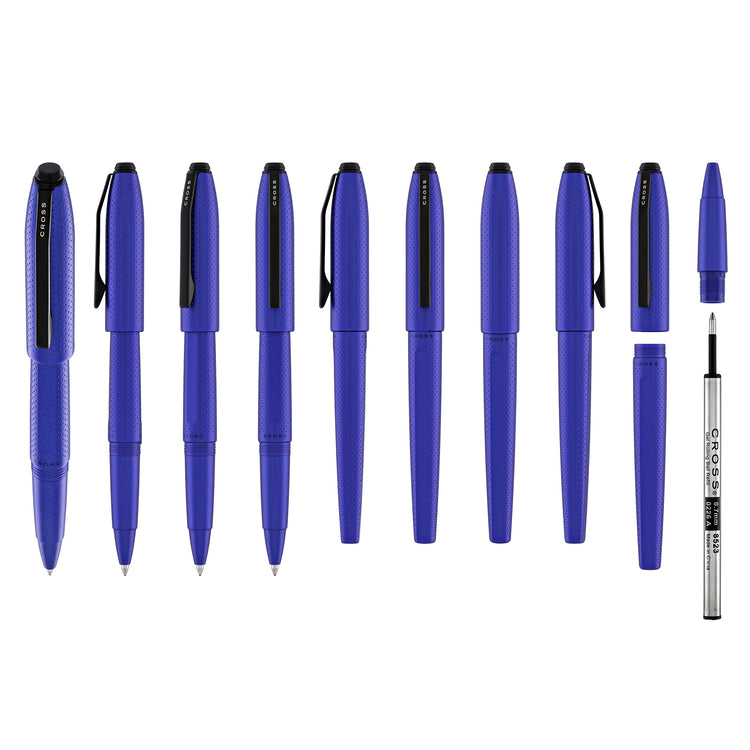 Cross Prism Ballpoint Pen in Deep Sea Blue Resin