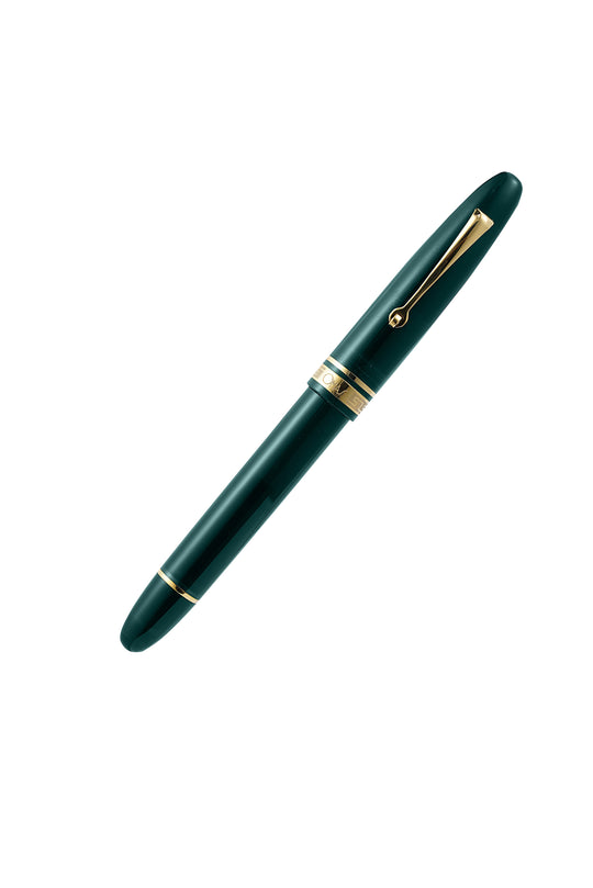 Omas Ogiva Fountain Pen in Verde with Gold Trim - 14K Gold
