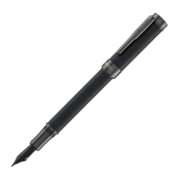 Conklin Endura Fountain Pen in Forged Carbon Fiber with Gunmetal Trim - Limited Edition