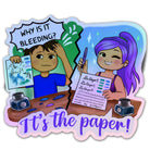 It's the Paper Holographic Sticker