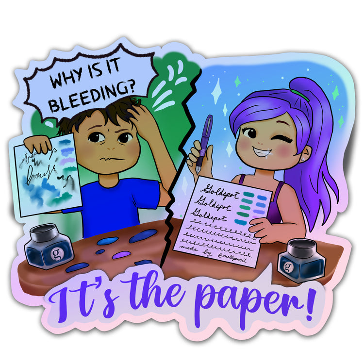 It's the Paper Holographic Sticker