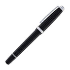Cross Lume Fountain Pen in Obsidian Black with Polished Chrome Appointments - Medium Nib