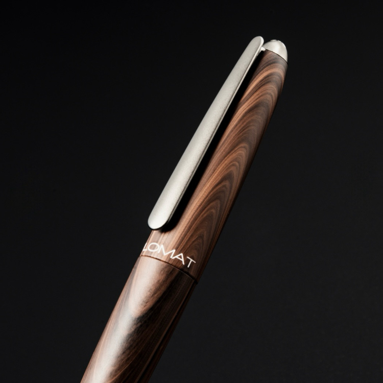 Diplomat Aero Ballpoint Pen in Black Forest