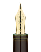 Scribo Piuma Fountain Pen in Hane Toruko with Yellow Gold Trim - Limited Edition