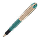 Wahl Eversharp Skyline Rollerball Pen in Emerald with Rose Gold Trim