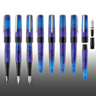 Benu Euphoria Fountain Pen in Scent of Irises (Ultramarine Blue Glow) Fountain Pen
