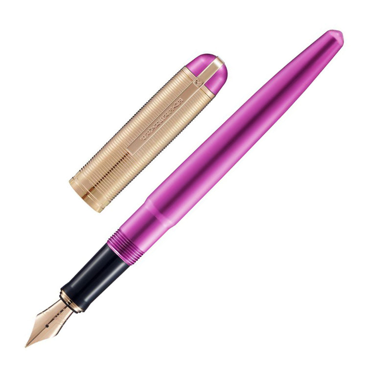 Wahl Eversharp Skyline Fountain Pen in Royal Purple with Rose Gold Trim
