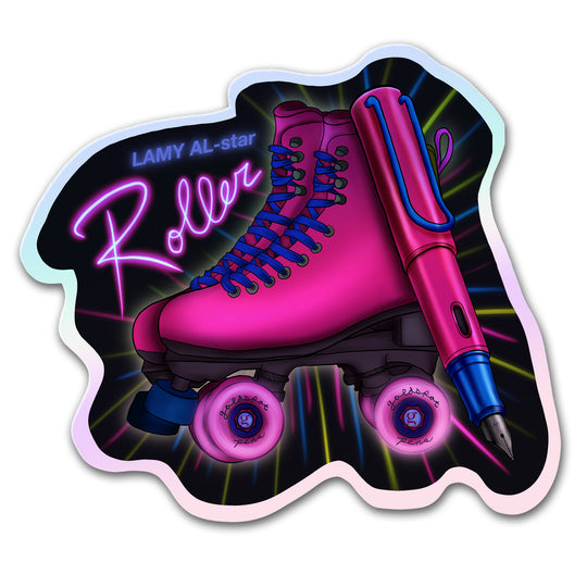 Lamy Rollerskate Holographic Sticker