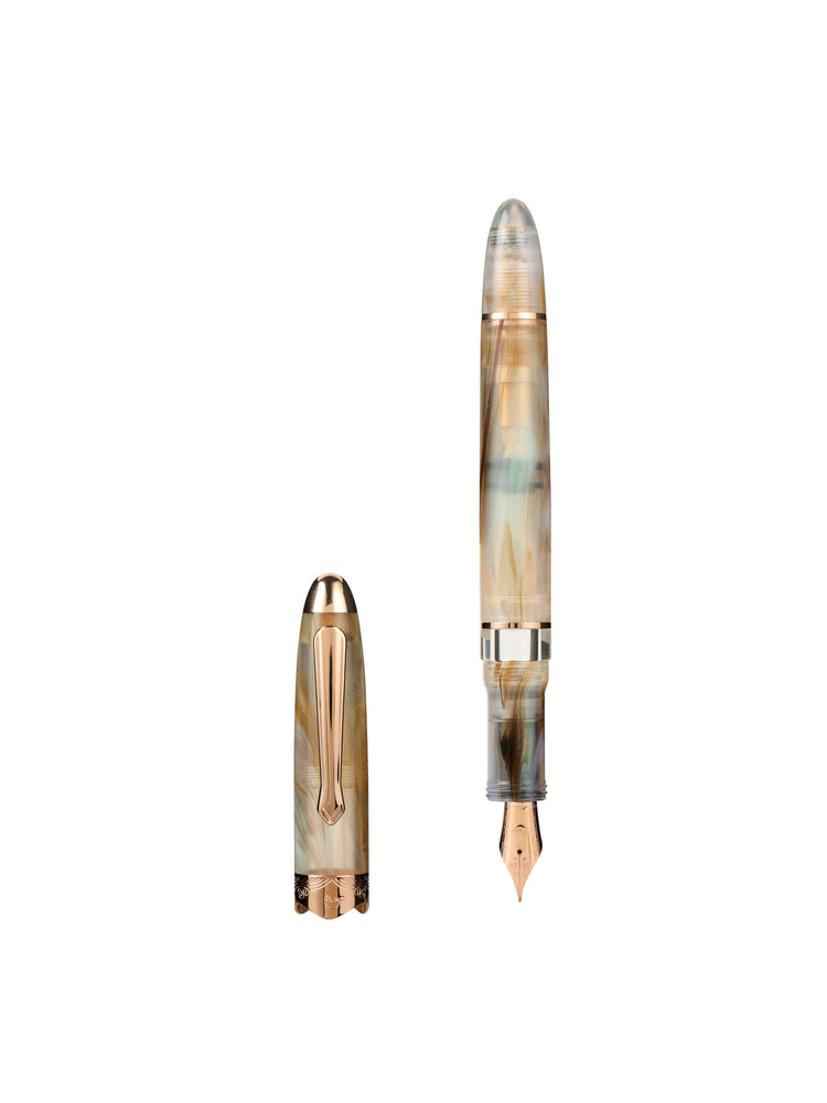 Nahvalur Horizon Fountain Pen in Pearl