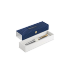 Waterman Impression Ballpoint Pen in Stainless Steel with Gold Coated