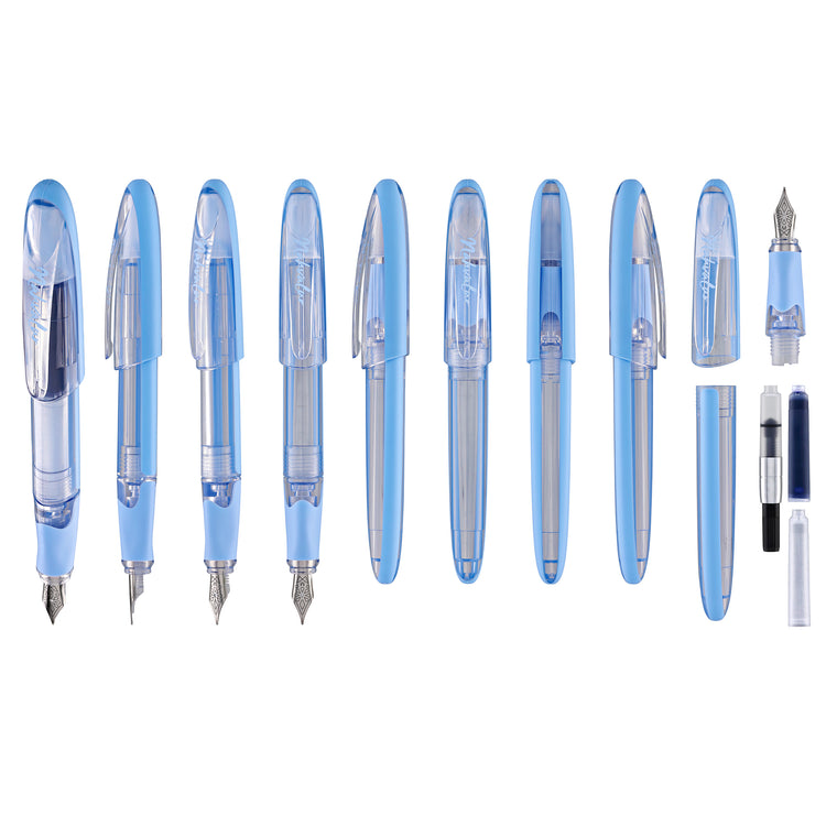 Nahvalur Triad Fountain Pen in Azure