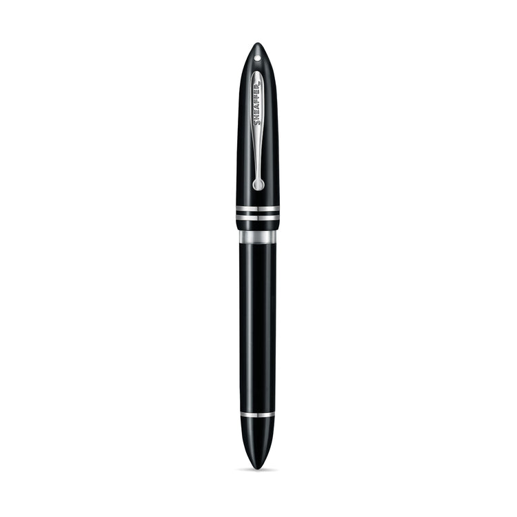 Sheaffer Balance III E892 Fountain Pen in Glossy Black & Chrome Trims