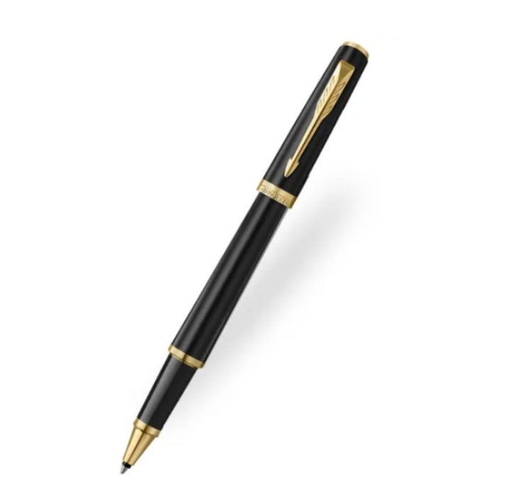 Parker Meridian Rollerball Pen in Matte Black with Gold Trim