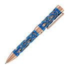 Conklin Endura Deco Crest Ballpoint Pen in Demo Blue with Rosegold Trim - CLO