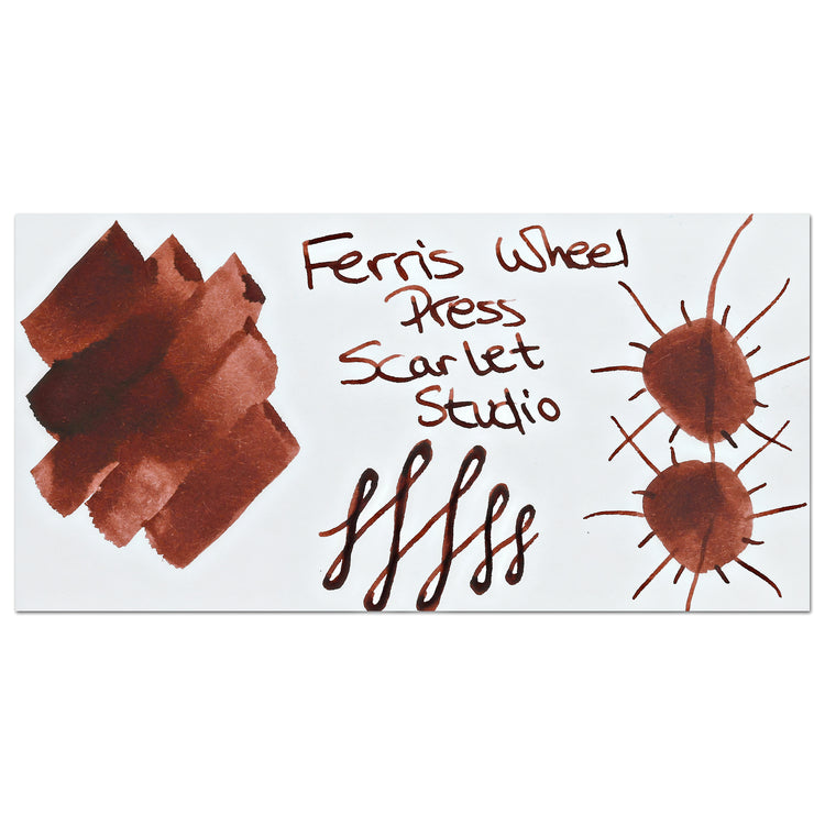 Ferris Wheel Press Bottled Ink in Scarlet Studio - 10 mL