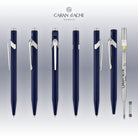 Caran d’Ache 849 Metal Collection Ballpoint Pen in Sapphire Blue Ballpoint Pens