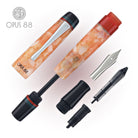 Opus 88 Minty Fountain Pen in Orange