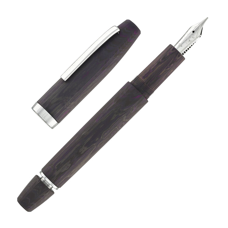 Scribo Flow Fountain Pen in Armonia with Platinum Trim