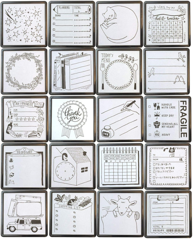 Midori Paintable Stamp Pre-Inked in Money