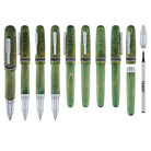 Conklin 1898 Stabilized Wood Rollerball Pen in Matte Green with Chrome Trim - Limited Edition