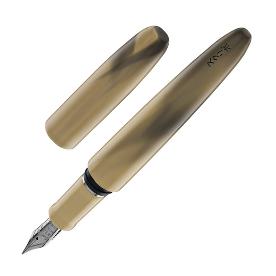 Scribo Piuma Fountain Pen in Hane Murakumo with Ruthenium Trim
