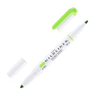 Zebra Mildliner Dual-Tip Highlighter in Green