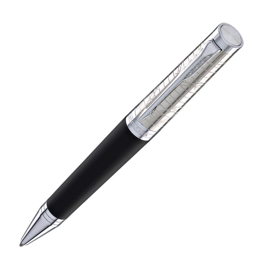 Parker Ingenuity Ballpoint Pen in Legacy of Flight with Chrome Trim