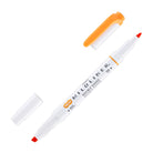 Zebra Mildliner Dual-Tip Highlighter in Apricot