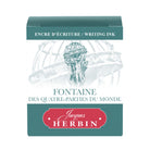 J. Herbin Paris Ink in Fontaine des Quatre-Parties Du Monde (Teal) - 30ml