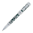 Conklin Endura Deco Crest Rollerball Pen in Green with Chrome Trim