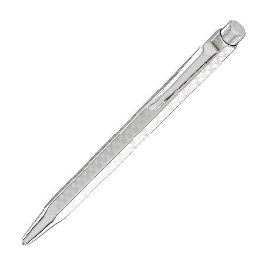 Caran d'Ache Ecridor Ballpoint Pen in Damier with Leather Case - Special Edition Gift Box