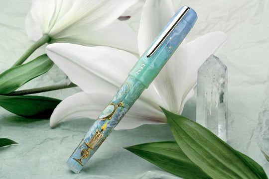 Benu Talisman Fountain Pen in White Lily