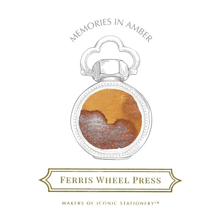 Ferris Wheel Press Bottled Ink in Memories in Amber - 38 mL