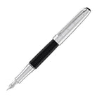 Caran d'Ache Leman Fountain Pen in Damier Gift Set with Leather Case - Special Edition
