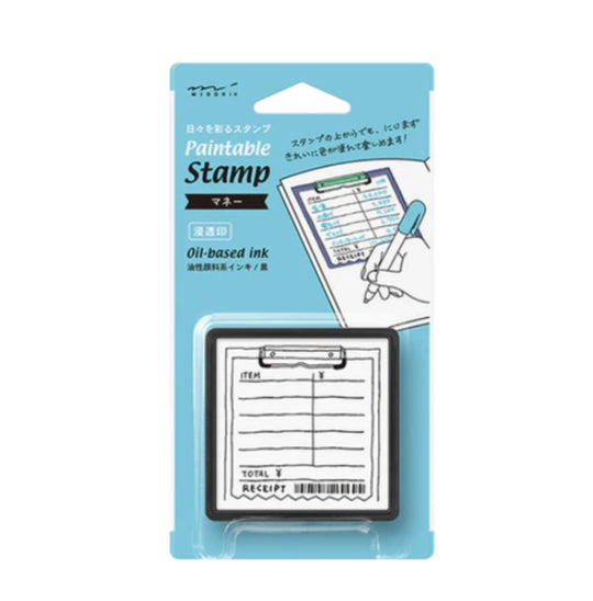 Midori Paintable Stamp Pre-Inked in Money