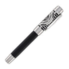 Parker Duofold Legacy of Flight Fountain Pen in Matte Black with Palladium Trim - 18K Gold