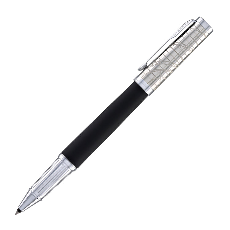 Parker Ingenuity Rollerball Pen in Legacy of Flight with Chrome Trim